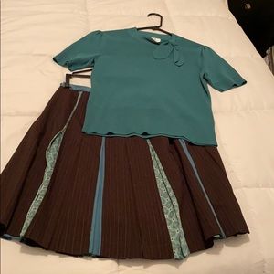 Skirt and top